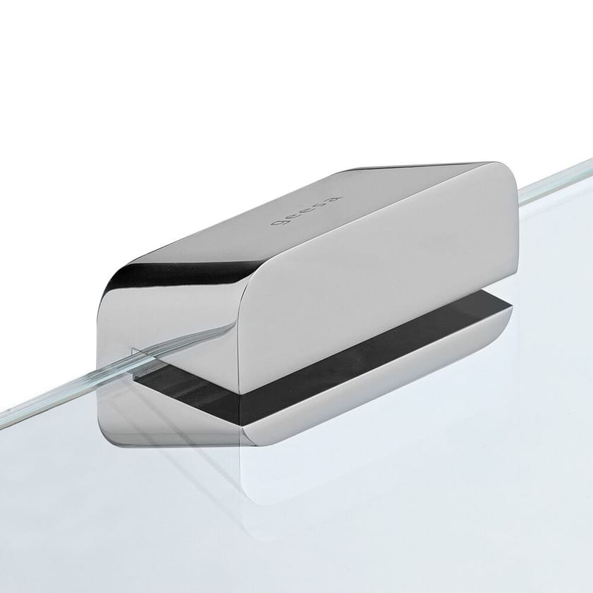 SHIFT CHROME Wallmounted soap dish Wallmounted glass soap dish By