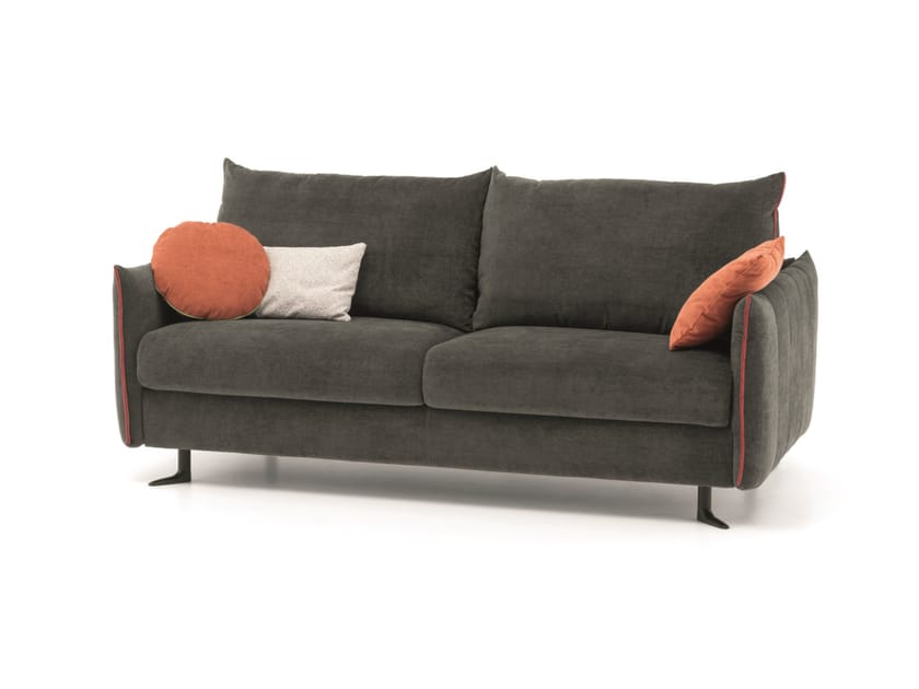 Esprit Fabric Chaise Sofa Bed With Storage Baci Living Room
