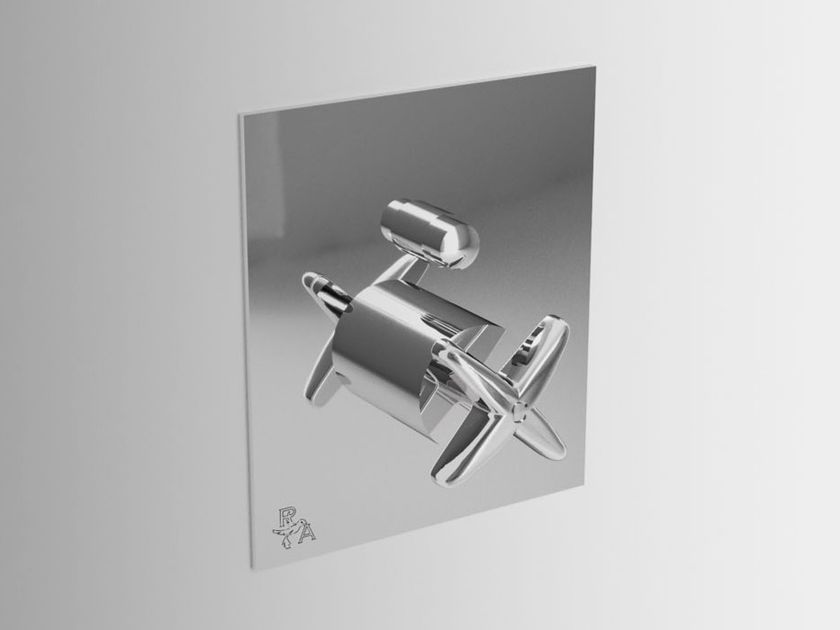 Miscelatore Doccia Per Camper Con Code In Acciaio 800mm | Rubinetti 12 Mm A Leva, Controllo Temperatura, Design Cromato Salvaspazio