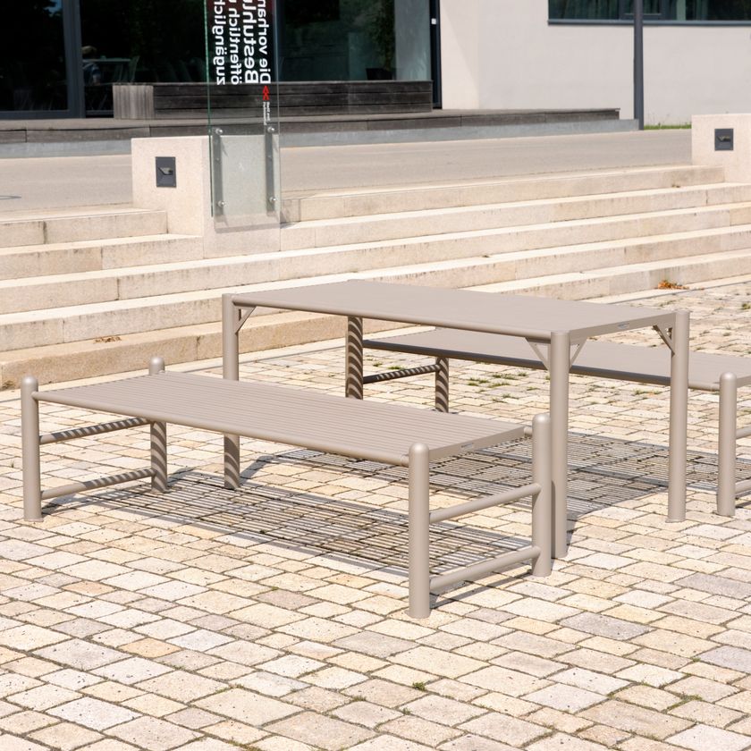 SIARDO 130 R Rectangular stainless steel table for public areas By ...