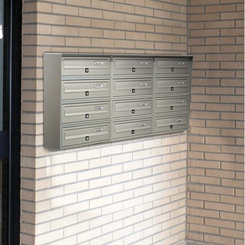 SLIM | Wall-mounted mailbox By Alubox