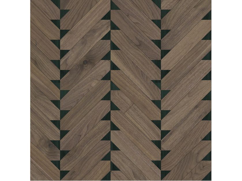 Photo inspiration: Special Architect Panel Installation Reference: Inlaid Indoor Wooden Wall Floor Tiles Special Panel Matita Installation