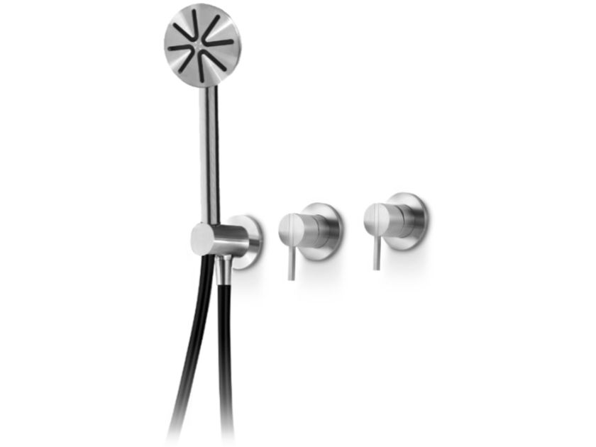 STYLO 227 Stainless steel bathtub / shower tap set with shower hand By ...