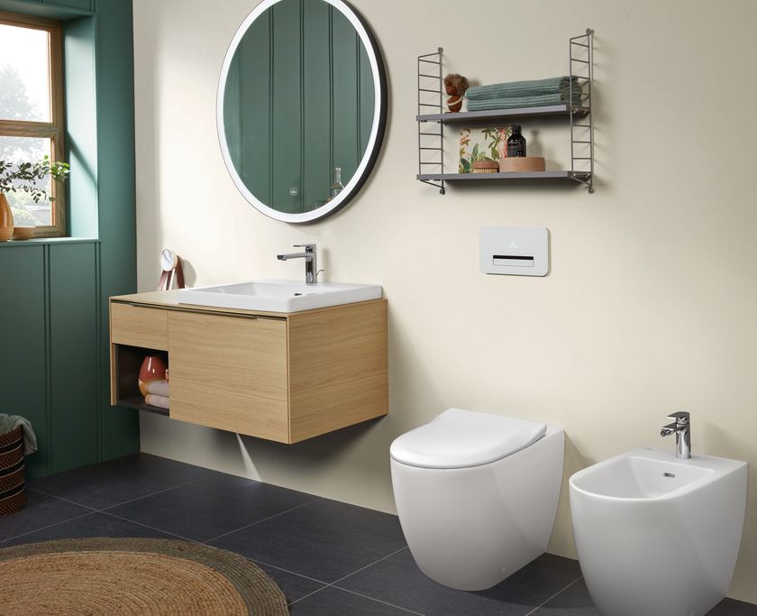 SUBWAY 3.0 Wc in ceramica senza brida a pavimento By Villeroy & Boch