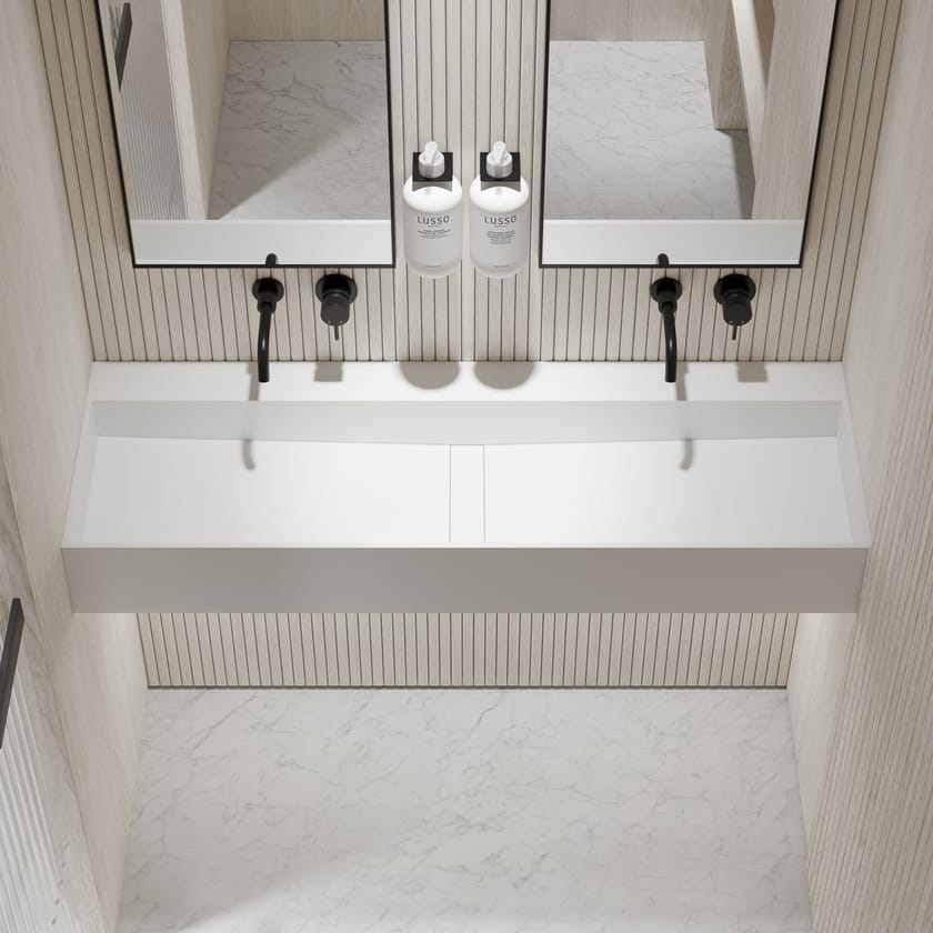 THINN Double washbasin By LUSSO