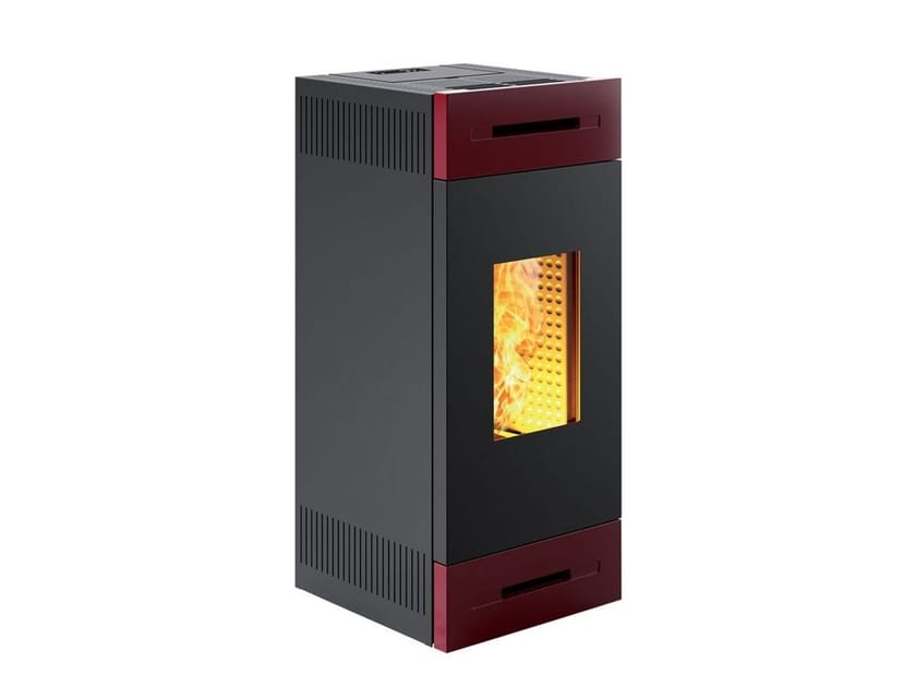 TILE M by CAMINETTI MONTEGRAPPA - Stufa / termostufa in acciaio classe A+ - 5