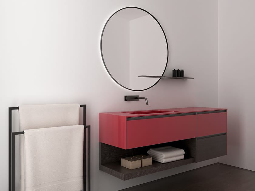 TOSCA 04 by Karol - Mobile lavabo singolo con cassetti - 2