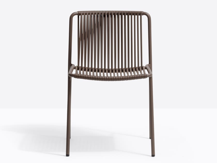Powder coated steel garden chair TRIBECA 3660 Tribeca Collection By PEDRALI design Simone
