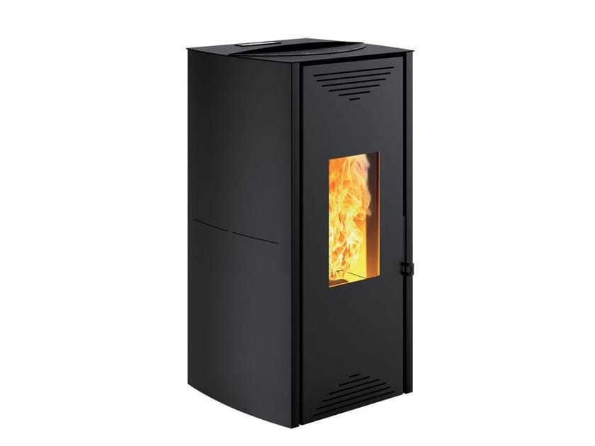 TUGA by CAMINETTI MONTEGRAPPA - Termostufa a pellet in acciaio - 4