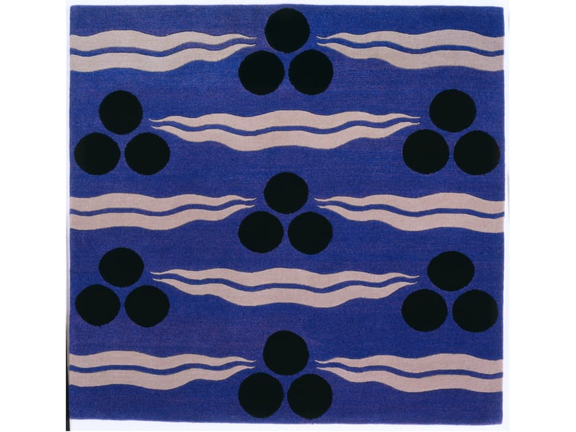 Handmade square New Zealand wool rug TURKISH SQUARE Ottoman Collection