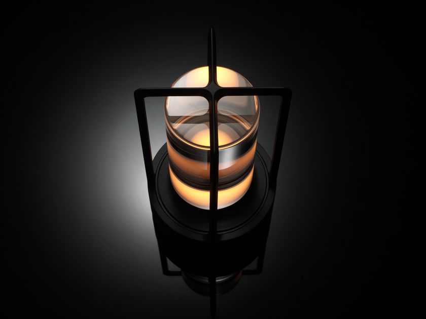 Lampe de table sans fil rechargeable, 3600mAh lampe de bureau LED en métal design charge usb, 3 modes de couleur, pour chevet, Or - Maison