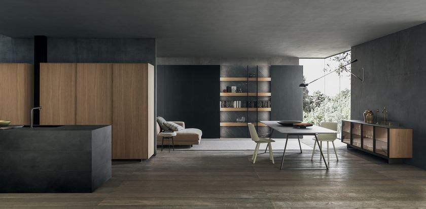 TWENTY FRAME Kitchen with island without handles By MODULNOVA | design ...