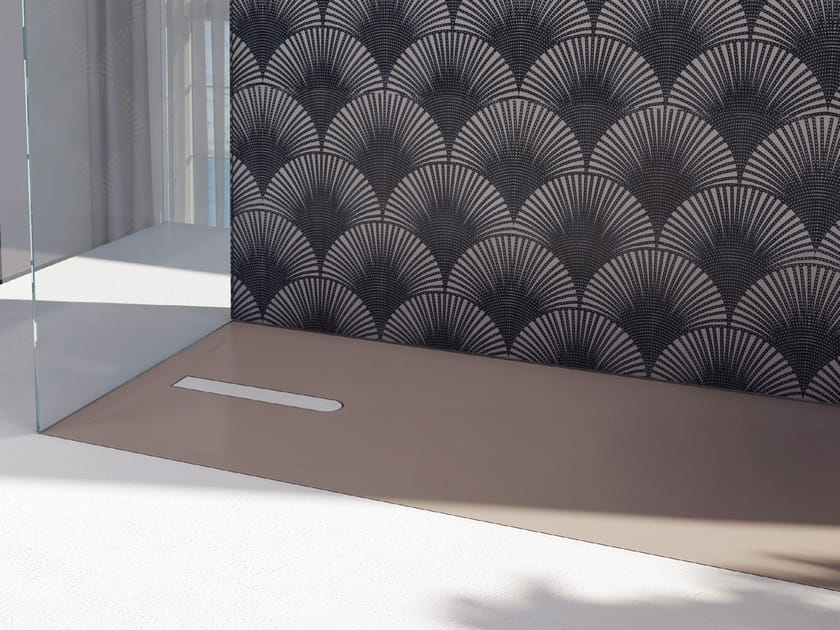 VESUVIUS SOLID Flush fitting shower tray By Relax Design design ZETAE