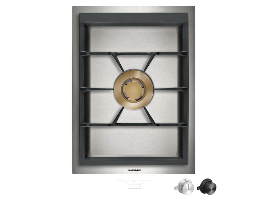 VARIO VG415115F Hob Gas builtin steel hob By Gaggenau