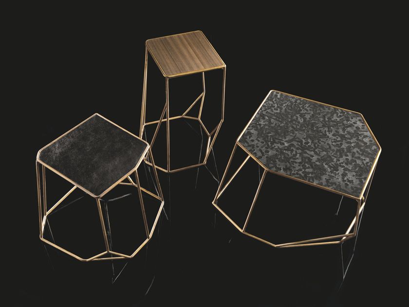 W | Solid wood coffee table By Henge design Massimo Castagna