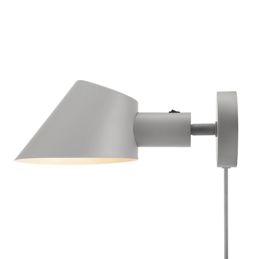 STAY Adjustable aluminium wall lamp with fixed arm By DFTP
