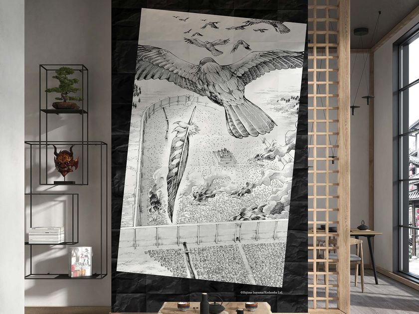 Digital printing wallpaper WALL MARIA Attack on Titan Collection By ...