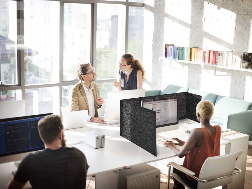 WHISPERWOOL APPS Sound absorbing wool desktop partition By Tante Lotte ...