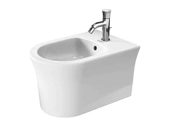 Product photograph of White Tulip Wall-hung Bidet from Archiproducts UK