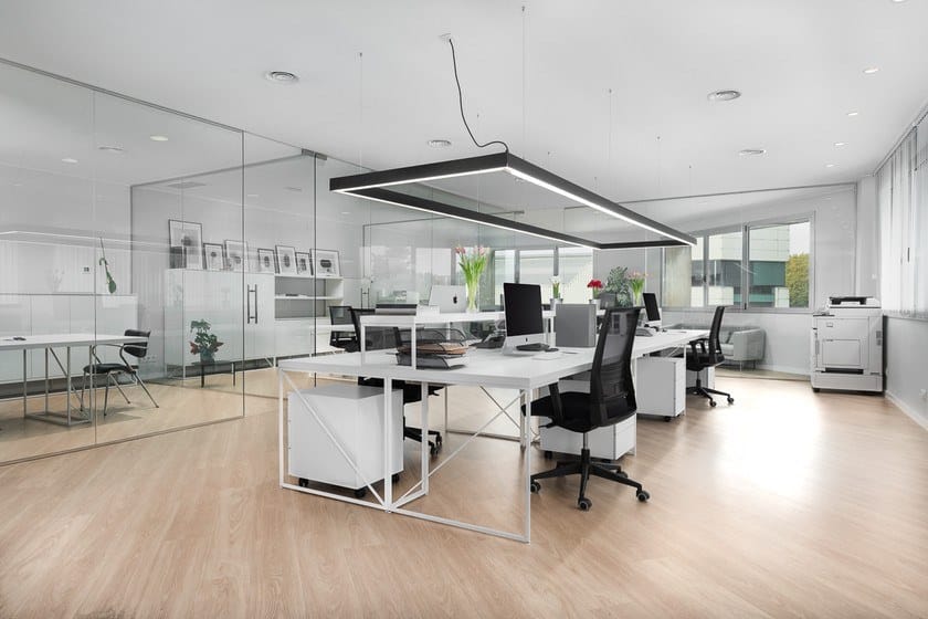 WO1002 Multiple office desk Wo Collection By Aridi design Gabriel Teixidó