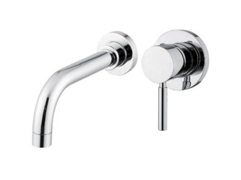 Rubinetto Da Muro In Ottone Anticato - Monocomando Per Lavabo, Stile Classico Europeo - Foto 10