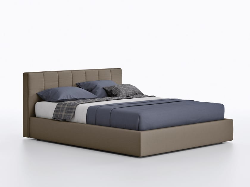 Upholstered bed with removable cover YORK By Cinquanta3