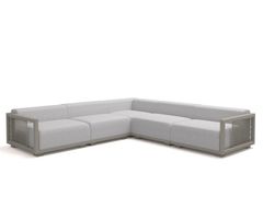 Divano da giardino imbottito modulare&nbsp;SOLIS MODULAR SOFA - 10DEKA