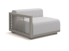 Poltrona da giardino in alluminio&nbsp;SOLIS MODULAR SOFA RIGHT ARMREST - 10DEKA