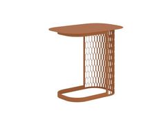 Tavolino da giardino di servizio in alluminio verniciato a polvere&nbsp;VENTURA AL SIDE TABLE - 10DEKA