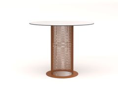 Tavolo da giardino rotondo in HPL&nbsp;VENTURA DINING TABLE - 10DEKA