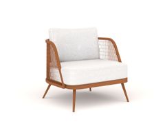 Poltroncina da giardino in alluminio verniciato a polvere con braccioli&nbsp;VENTURA LOUNGE ARMCHAIR - 10DEKA