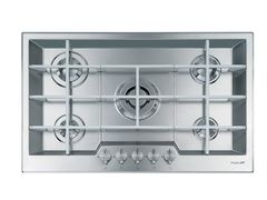 Piano cottura a gas semi filo top in acciaio inox&nbsp;5F KE  S/FT GR.WHITE - FOSTER