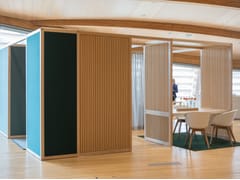 Sistema modulare componibile in legno per zona giorno&nbsp;6x6 - LIVING UNIT - CESARE ROVERSI