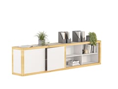 Mobile ufficio basso in legno&nbsp;6x6 - STORAGE - CESARE ROVERSI