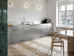 CUCINA LINEARE IN ACCIAIO INOX SU MISURA&nbsp;ATELIER - ABIMIS IS A PRISMA S.R.L. BRANDMARK