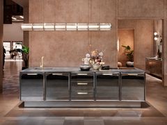 CUCINA IN ACCIAIO INOX CON ISOLA SU MISURA&nbsp;TU - ABIMIS IS A PRISMA S.R.L. BRANDMARK