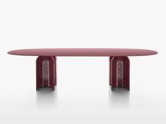 Tavolo fisso in alluminio termolaccato&nbsp;LE CUPOLE - ACERBIS BY MDF ITALIA