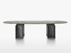 Tavolo in marmo con base scultorea&nbsp;LE CUPOLE - ACERBIS BY MDF ITALIA