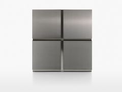 Credenza in acciaio inox e struttura in legno&nbsp;PARIOLI - ACERBIS BY MDF ITALIA