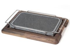 Tagliere rettangolare in pietra ollare&nbsp;ACGCBPL010NO | Tagliere - OFFICINE GULLO