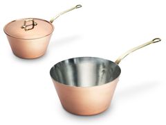 Casseruola in rame con coperchio&nbsp;ACGPORS08000 | Casseruola - OFFICINE GULLO