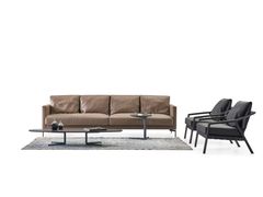 Divano in pelle a 4 posti&nbsp;AIDOS - ADDO FURNITURE