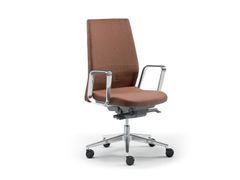 Sedia ufficio operativa in tessuto a 5 razze con braccioli&nbsp;AION - ADDO FURNITURE