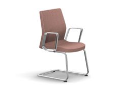 Sedia a sbalzo in tessuto con braccioli&nbsp;AION - ADDO FURNITURE