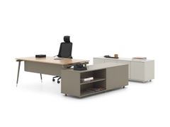 Scrivania rettangolare in legno&nbsp;BRIDGE CUBE - ADDO FURNITURE