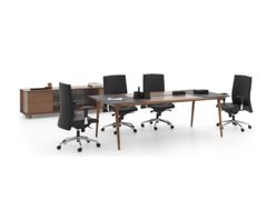 Tavolo da riunione in legno con sistema passacavi&nbsp;BRIDGE EXECUTIVE - ADDO FURNITURE