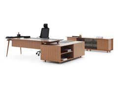 Scrivania direzionale in legno&nbsp;BRIDGE - ADDO FURNITURE