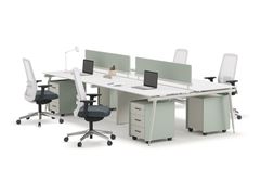 POSTAZIONE DI LAVORO MULTIPLA IN LEGNO&nbsp;BRIDGE - ADDO FURNITURE