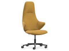 Poltrona ufficio direzionale in tessuto a 5 razze con ruote&nbsp;CHECK - ADDO FURNITURE