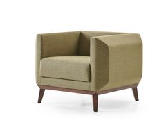 Poltrona in tessuto con braccioli&nbsp;CUBE - ADDO FURNITURE